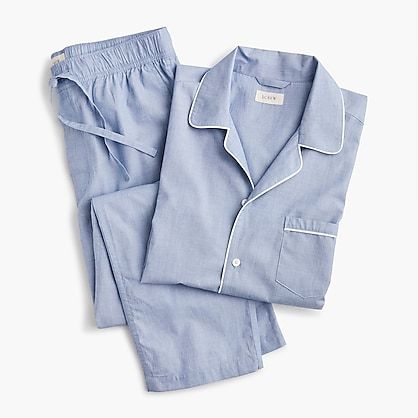 Cotton Poplin Pajama Set
