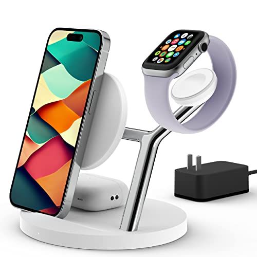 5-in-1 Wireless Charger with Apple Charging Station 