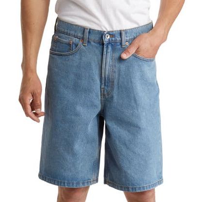 Check-5 Baggy Denim Shorts