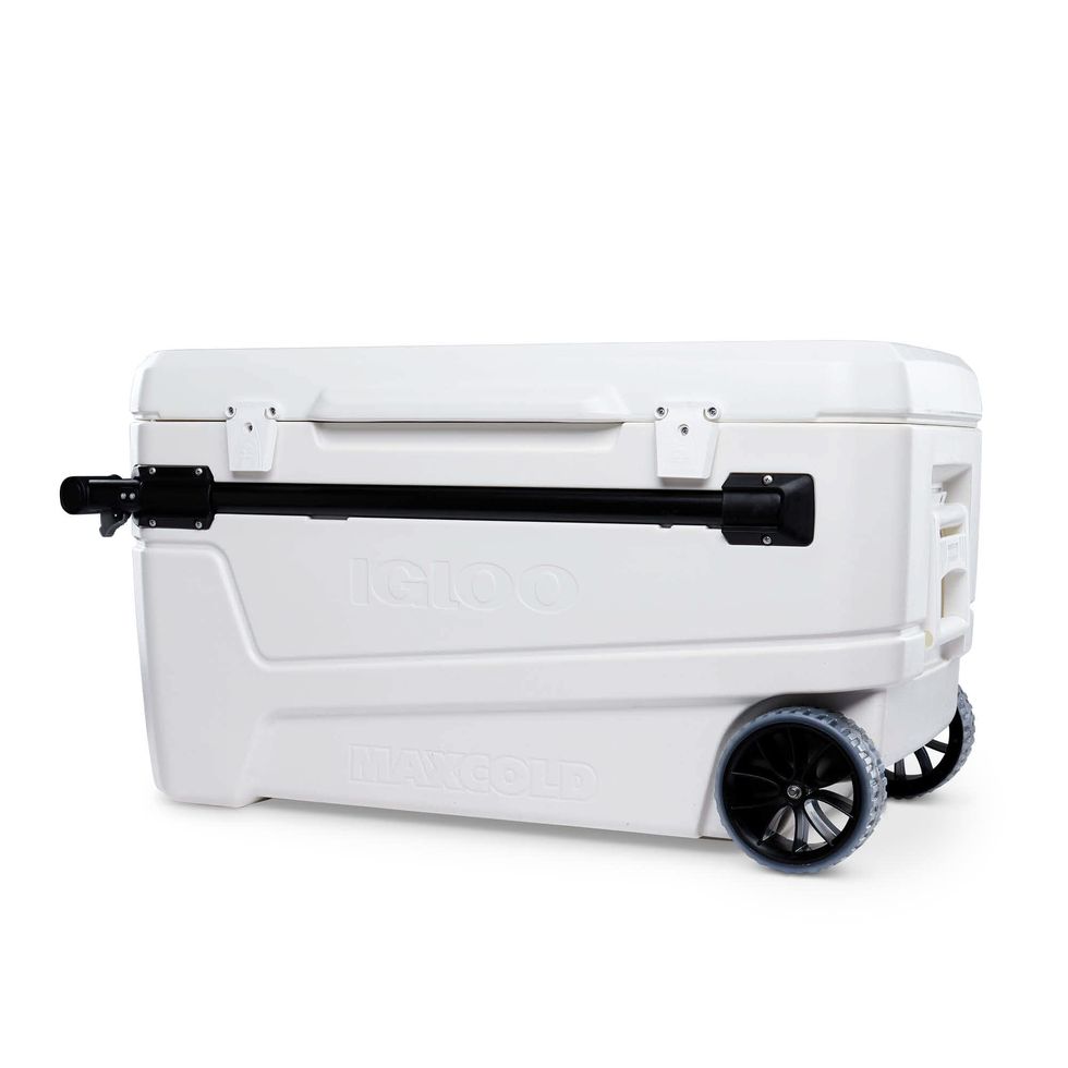 110 Qt Glide Pro Portable Large Ice Chest Wheeled Cooler