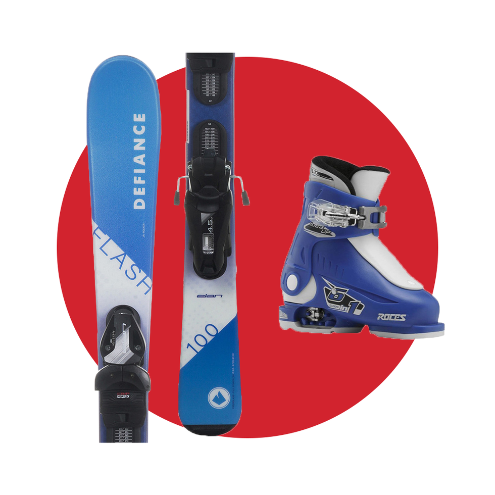 Flash Blue Complete Ski Package